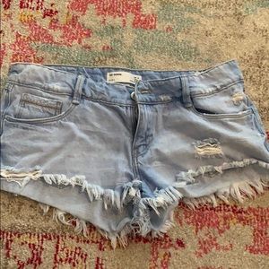 Cut off jean shorts